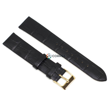 Ремешок из телячьей кожи Bandco черный UB1-21430 (RBB-032) - 6